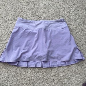 Lululemon lavender tennis skort